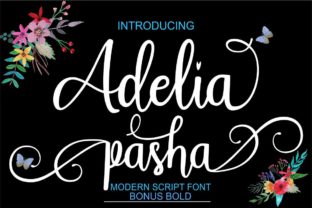 Adelia Pasha: The Playful Script for Modern Design Projects
