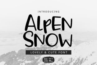 Alpen Snow Font: Authentic Alpine Charm for Your Projects