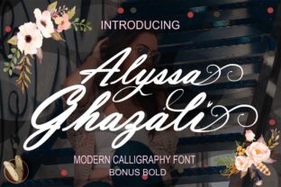Alyssa Ghazali: The Script Font That Unifies Elegance and Modernity