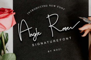 Angle Rose: A Friendly Handwritten Font for Casual Creativity