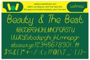 Beauty and the Best: A Modern Font for Playful Elegance