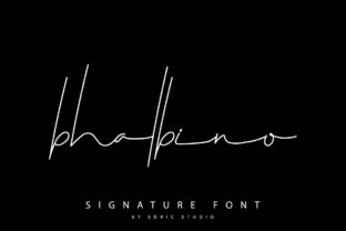 Bhalbino: The Modern Script Font for a Creative Life