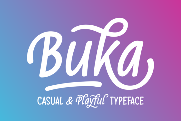 Buka: The Handwritten Font That Adds Personality to Your Projects