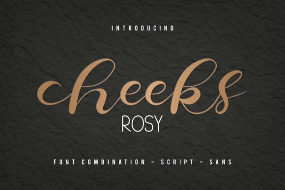Cheeks Rosy: The Elegant Script Font for Your Next Creative Project