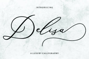 Delisa: The Sweet and Modern Handwritten Font