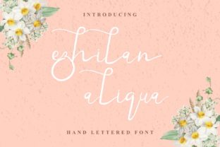 Ezhilan Aliqua: A Sweet, Soft Hand-Lettered Script Font