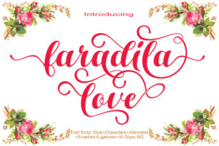 Faradila Love: Where Elegant Script Meets Modern Design
