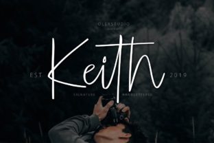 Keith: A Charming and Elegant Script Font for Modern Creators