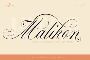 Malikon: The Magical Script Font That Bridges Elegance and Approachability