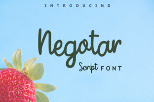 Negotar: The Bold Handwritten Script That Elevates Your Design