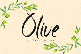 Olive: A Friendly Script Font for Design Projects That Need Casual Charm