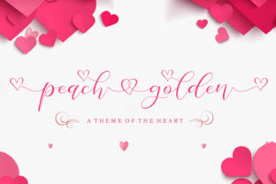 Peach Golden: The Romantic Handwritten Font for Authentic Design