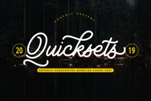 QuickSets: A Hand-Lettering Font for Authentic Design