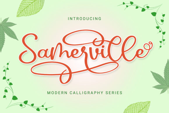 Samerville Font: The Casual Script for Your Creative Projects