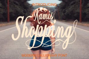 Shopping Kamis: The Friendly Handwritten Font for Creative Projects