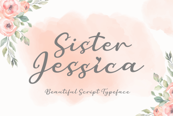 Sister Jessica: A Typographically Inspired Script Font for Practical Creative Workflows