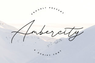 The Elegance of Ambercity: A Classic Script for Modern Projects