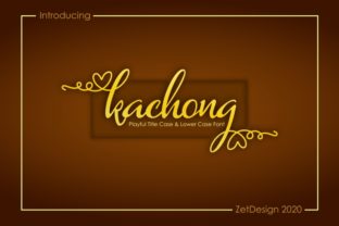 The Kachong Font: Elegance with a Friendly Touch
