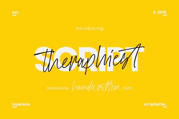 Theraphiest: The Script Font That Redefines Modern Elegance