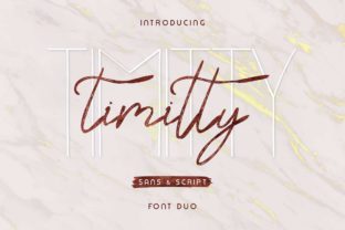 Timitty Duo: A Luxurious Font Pair for Sophisticated Design