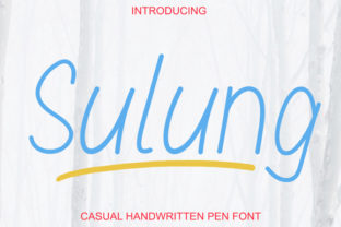 Unlocking Creativity: The Sulung Handwritten Font