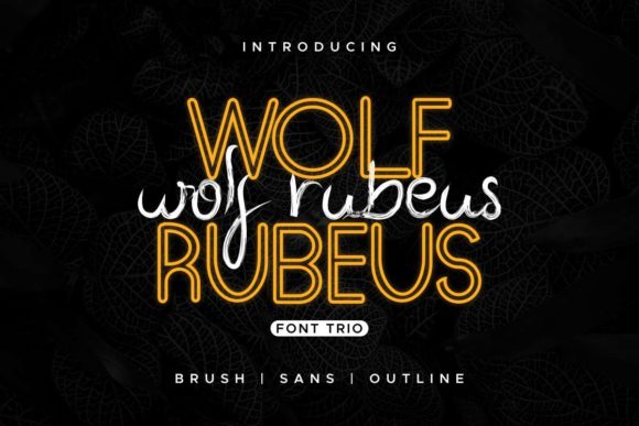 Wolf Rubeus: A Versatile Script Font for Creative Projects